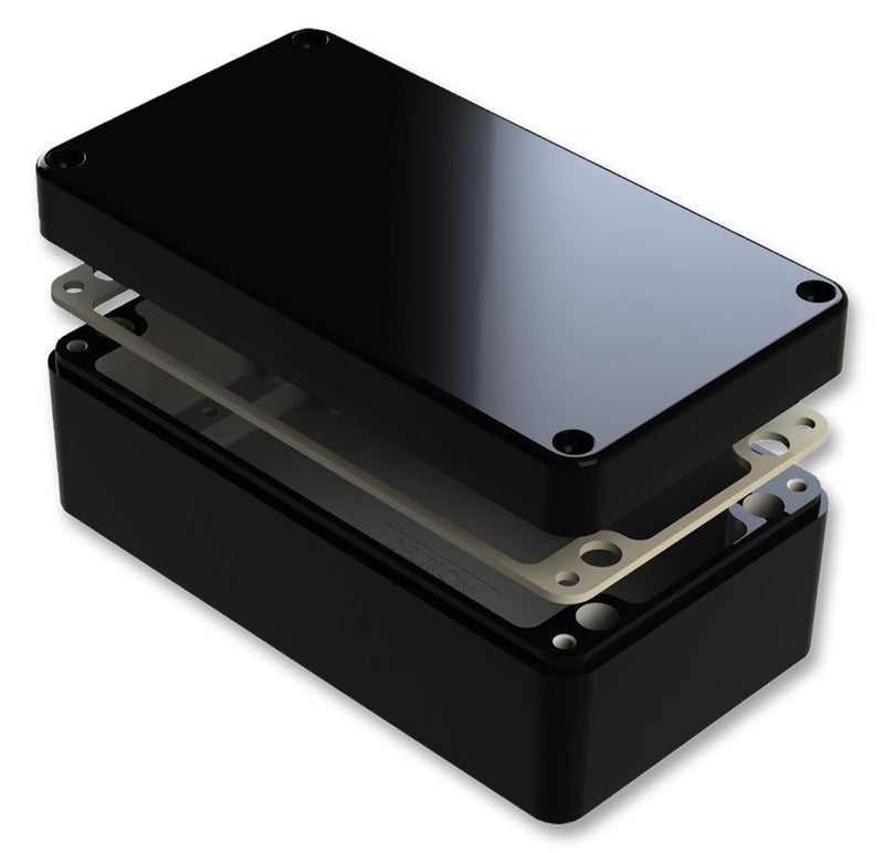 DELTRON ENCLOSURES 487-261609E-68 Metal Enclosure, Heavy Duty, Diecast, IP68, PCB Box, Aluminium, IP68, 90 mm, 160 mm