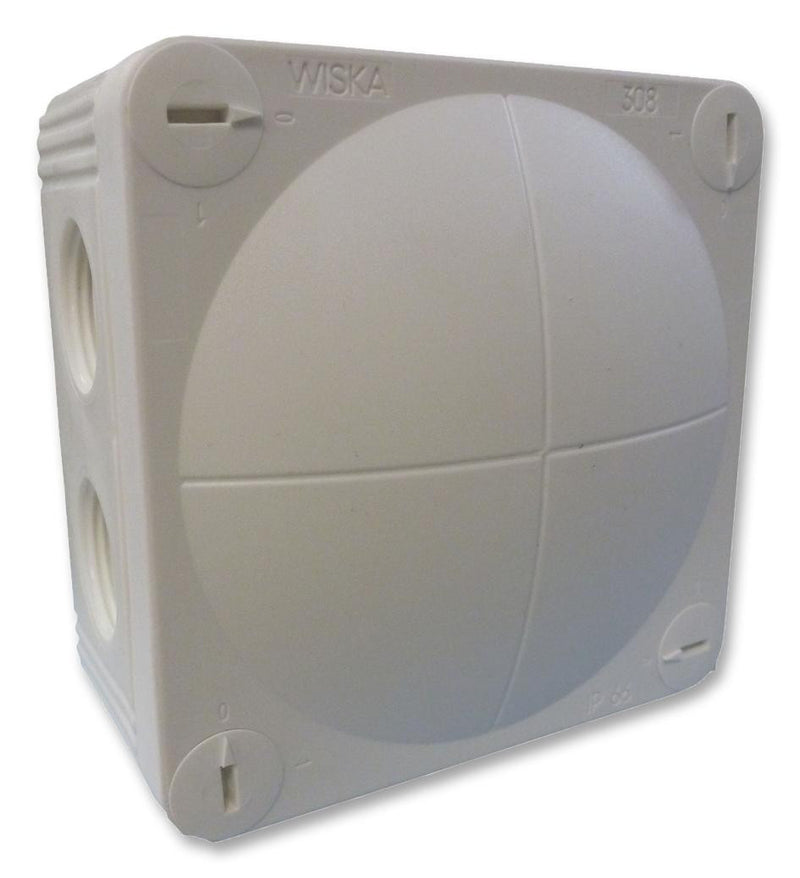 WISKA COMBI 308/5 Plastic Enclosure, Junction Box, Polypropylene (PP), 85 mm, IP66, 51 mm