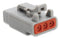 AMPHENOL SINE/TUCHEL ATM06-3S Connector Housing, ATM Series, Plug, 3 Ways, ATM Series Socket Contacts