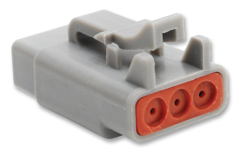 AMPHENOL SINE/TUCHEL ATM06-3S Connector Housing, ATM Series, Plug, 3 Ways, ATM Series Socket Contacts