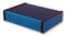 HAMMOND 1455T2201BU Metal Enclosure, 1455 Series, Extruded With Metal End Panels, Handheld, Aluminium, 51.5 mm, 165 mm