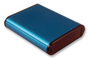HAMMOND 1455B802BU Metal Enclosure, 1455 Series, Extruded With Plastic End Panels, PCB Box, Aluminium, 19.15 mm