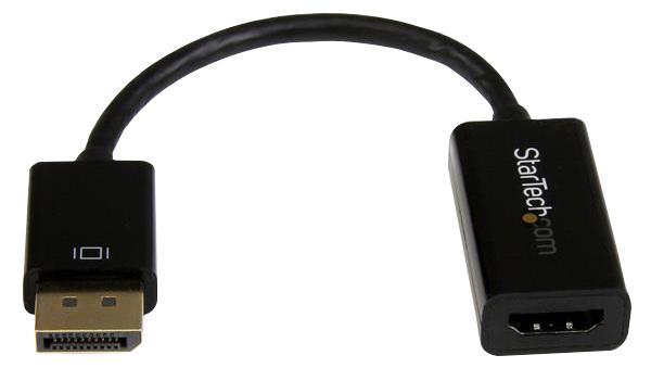 Startech DP2HD4KS Connector Adapter Displayport 1 Ways Plug Hdmi Receptacle