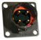 SOURIAU UTS0124P Circular Connector, Trim Trio UTS Series, Wall Mount Receptacle, 4 Contacts