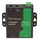 BRAINBOXES SW-005 5-Port Industrial Ethernet Switch, Wall Mountable