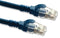 VIDEK 2996AS-5B Ethernet Cable, Patch Lead, Cat6a, RJ45 Plug to RJ45 Plug, Blue, 5 m