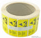 MULTICOMP 055-0082 Label, ESD, Caution, Paper, Black on Yellow, Warning, 25mm x 50mm, Pack of 1000