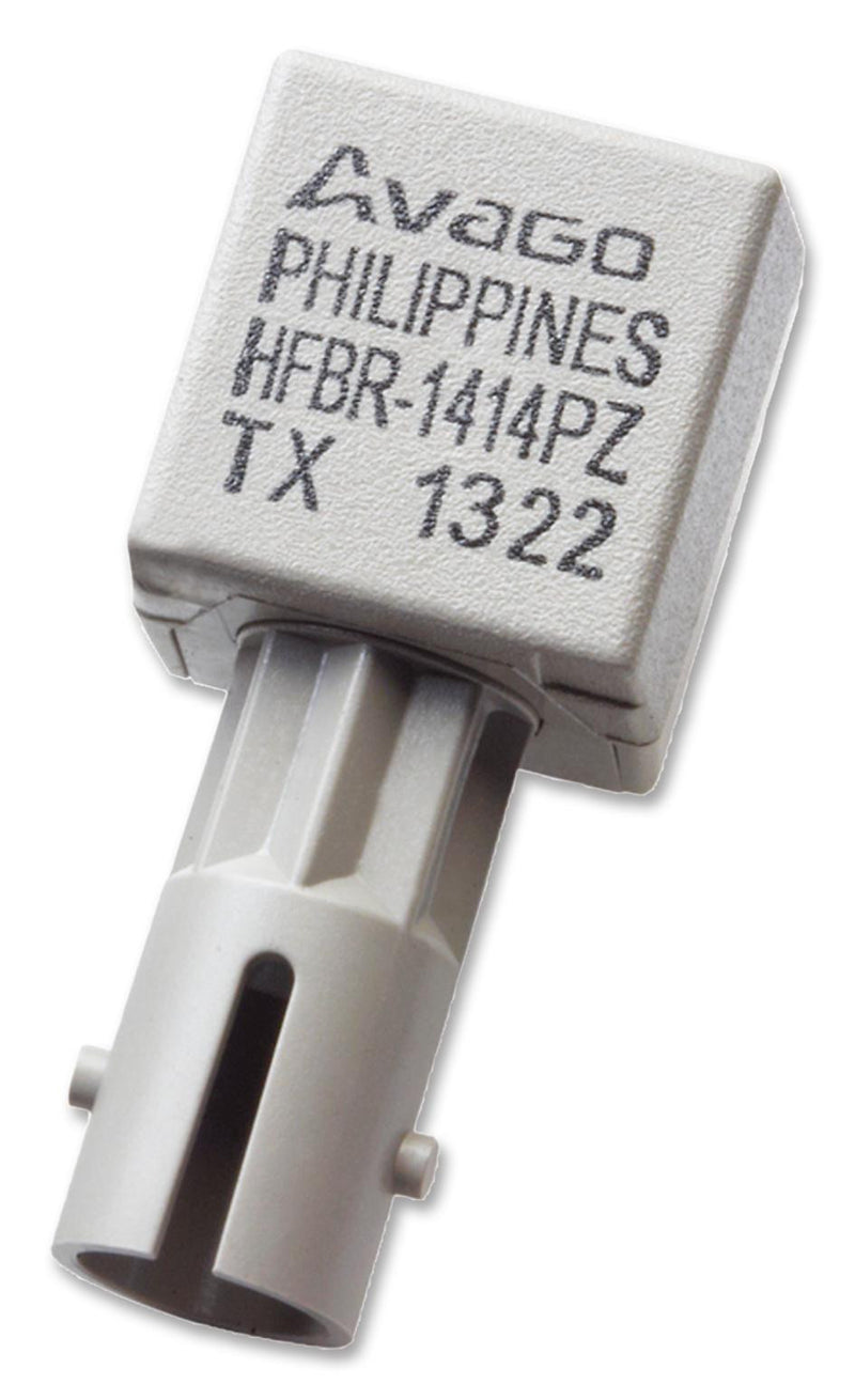 BROADCOM LIMITED HFBR-1414PZ Fiber Optic Transmitter, Miniature Link, ST Port, 820 nm, 160 Mbaud, 2.7 km, 100 mA, 1.84 V, 3.8 V