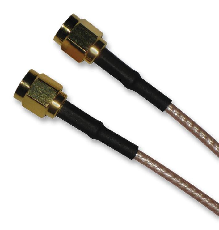 AMPHENOL CONNEX 135101-01-24.00 RF / Coaxial Cable Assembly, SMA Straight Plug, SMA Straight Plug, RG316, 50 ohm, 24 ", 609.6 mm