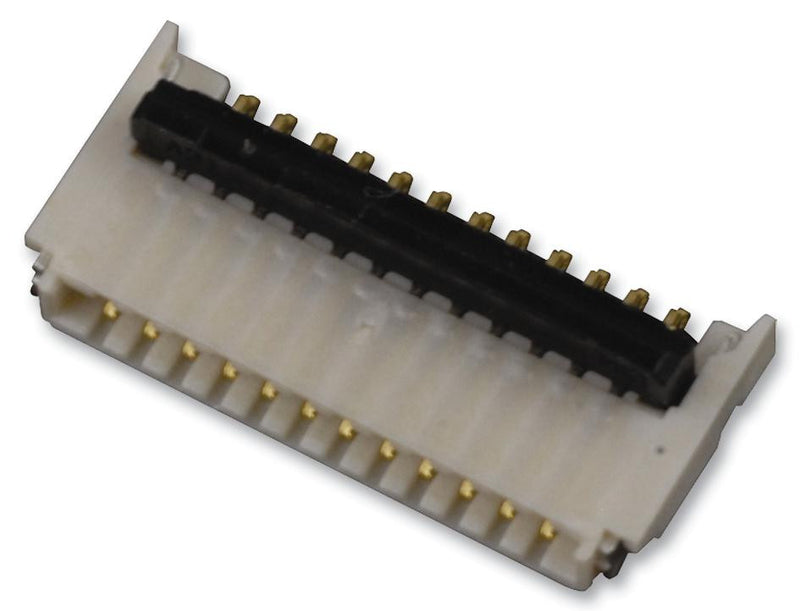 MOLEX 503480-1200 FFC / FPC Board Connector, 0.5 mm, 12 Contacts, Receptacle, BackFlip Easy-On 503480 Series