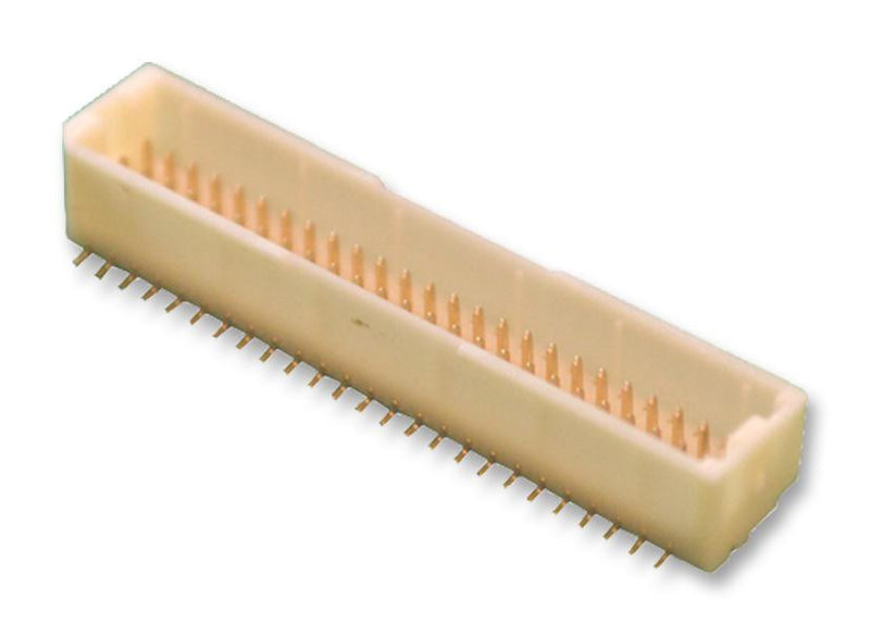 JST (JAPAN SOLDERLESS TERMINALS) BM50B-SRDS-G-TF(LF)(SN) Wire-To-Board Connector, 1 mm, 50 Contacts, Header, SHD Series, Surface Mount, 2 Rows