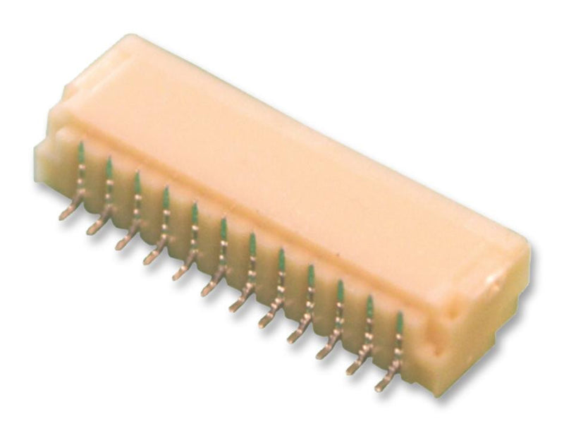 JST (JAPAN SOLDERLESS TERMINALS) SM12B-SRSS-TB(LF)(SN) Wire-To-Board Connector, 1 mm, 12 Contacts, Header, SH Series, Surface Mount, 1 Rows