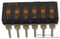 OMRON ELECTRONIC COMPONENTS A6T6102 DIP / SIP Switch, 6 Circuits, SPST, Through Hole, A6T / A6S Series, DIP Sealed, 24 VDC