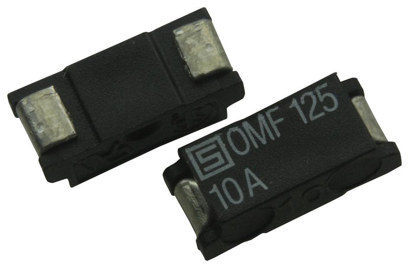 Schurter 3404.0021.11 Fuse Surface Mount 10 A Fast Acting 125 VAC VDC SMD OMF Series