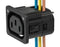 Schurter 3-104-298. IEC Outlet F 10A 250V IDC Panel