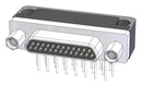 Amphenol Canada M83513/11-G02NP MICRO-D SUB Conn R/A Plug 51POS TH New