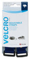 VELCRO COMPANIES VEL-EC60327 Hook & Loop Fastener, Adjustable Reusable D-Ring Strap, Blue, 25 mm, 0.92 m