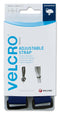 VELCRO COMPANIES VEL-EC60328 Hook & Loop Fastener, Adjustable Reusable D-Ring Strap, Blue, 25 mm, 0.46 m