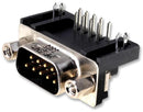 AMPHENOL L717SDE09P1ACH4F D Sub Connector, 9 Contacts, Plug, DE, SD Series, Steel Body, Through Hole