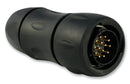 SOURIAU UTS6JC12E14P Circular Connector, Trim Trio UTS Series, Straight Plug, 14 Contacts, Solder Pin, Bayonet