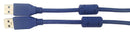 Multicomp MC002476 USB Cable Type A Plug 1 m 3.3 ft 3.0 Blue