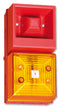 CLIFFORD AND SNELL YL40/D50/A/RN/WR Beacon / Sounder, Industrial, Amber, Flashing, Multiple Tones, 106dB, 24VDC, IP65