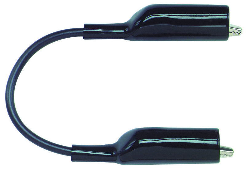 POMONA AL-B-24-0 Test Lead, Crocodile Clip to Crocodile Clip, Black, 60 V, 5 A, 609.6 mm