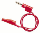 POMONA 3220120 Test Lead, Crocodile Clip to 4mm Banana Plug, Black, 60 V, 5 A, 305 mm