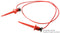 POMONA 3781-24-2 Minigrabber&reg; Test Clip Patch Cord, 24", Red