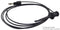 POMONA 3782-60-0 Minigrabber&reg; Test Clip to Stacking Banana plug, 60", Black
