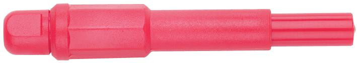 POMONA 122506A Banana Test Connector, Plug, Cable Mount, 20 A, 1 kV, Nickel Plated Contacts, Red