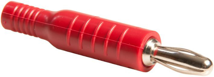 POMONA 5170-2 Banana Test Connector, Plug, Cable Mount, 15 A, 5 kV, Nickel Plated Contacts, Red