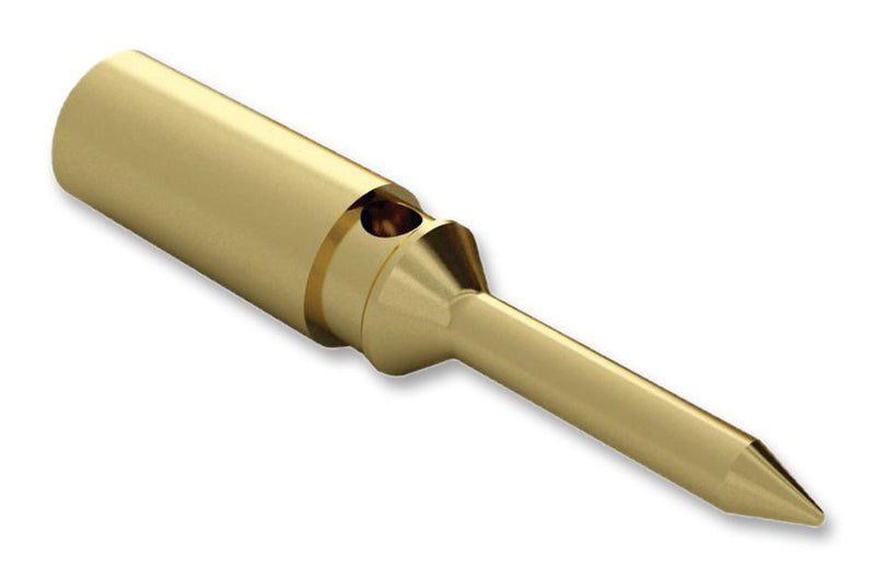 HARWIN G125-1020005 Contact, Gecko G125 Series, Gecko G125 Series Housing Connectors, Pin, Brass, Gold Plated Contacts