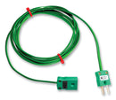 LABFACILITY EXT-K-C1-2.0-MP-MS Thermocouple, Extension Lead, K, 220 &deg;C, 2 m, EXT-K-C1 Series