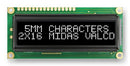 MIDAS MC21605G12W-VNMLWI Alphanumeric LCD, 16 x 2, White on Black, 5 V, I2C, English / Japanese, Transmissive
