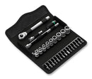 WERA 8100 SA 8 ZYKLOP METAL-KNARRENSATZ 1/4&quot; METAL RATCHET SET, 1/4", 28PCS