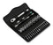 WERA 8100 SA 8 ZYKLOP METAL-KNARRENSATZ 1/4&quot; METAL RATCHET SET, 1/4", 28PCS