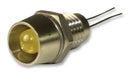 CAMDENBOSS IND513113-LED-YL LED Panel Mount Indicator, Yellow, 5 VDC, 8 mm, 100 mA, Not Rated