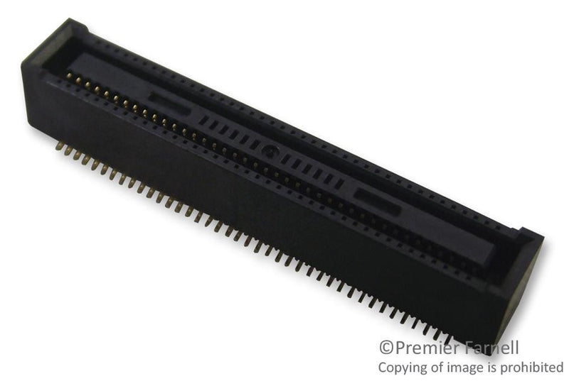 HIROSE(HRS) DF40HC(3.5)-80DS-0.4V(51) Stacking Board Connector, DF40 Series, 80 Contacts, Receptacle, 0.4 mm, Surface Mount, 2 Rows
