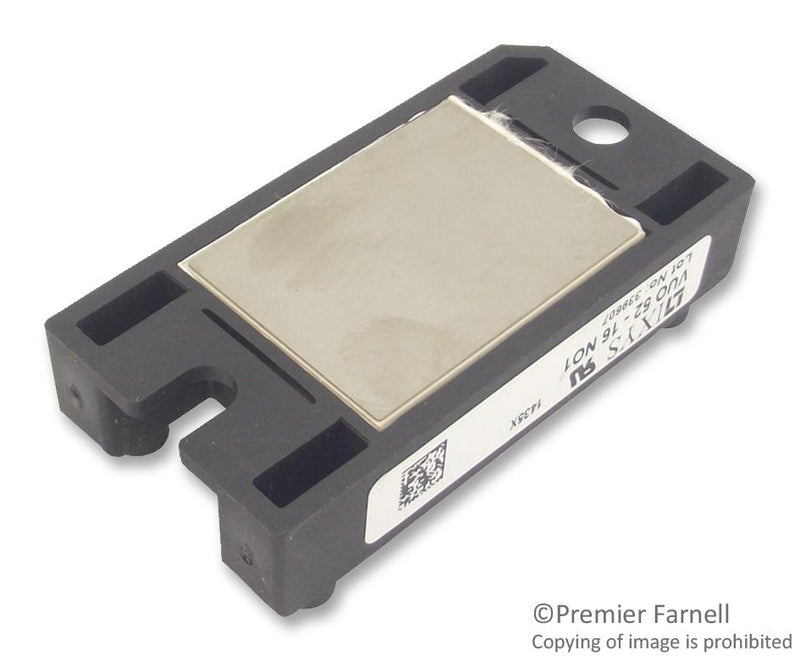 IXYS SEMICONDUCTOR VUO52-16NO1 Bridge Rectifier Diode, Three, 1.6 kV, 60 A, Module, 1.44 V, 7 Pins