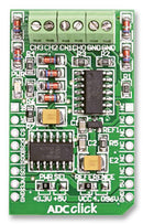 MIKROELEKTRONIKA MIKROE-922 ADC Click Accessory Board in MikroBUS Form Factor