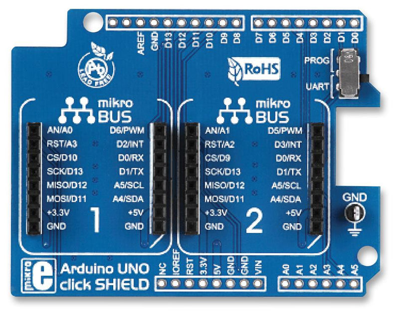 MIKROELEKTRONIKA MIKROE-1581 Arduino UNO Click Shield