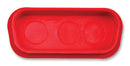 FCT - A MOLEX COMPANY F1042-2P Dust Cap / Cover, DA, RED, Dust Cap, D Sub Plug Connectors