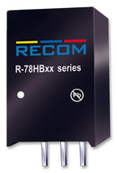 RECOM POWER R-78HB3.3-0.5L Non Isolated POL DC/DC Converter, Switching, Fixed, SIP, Through Hole, 1 Output, 1.65 W, 3.3 V