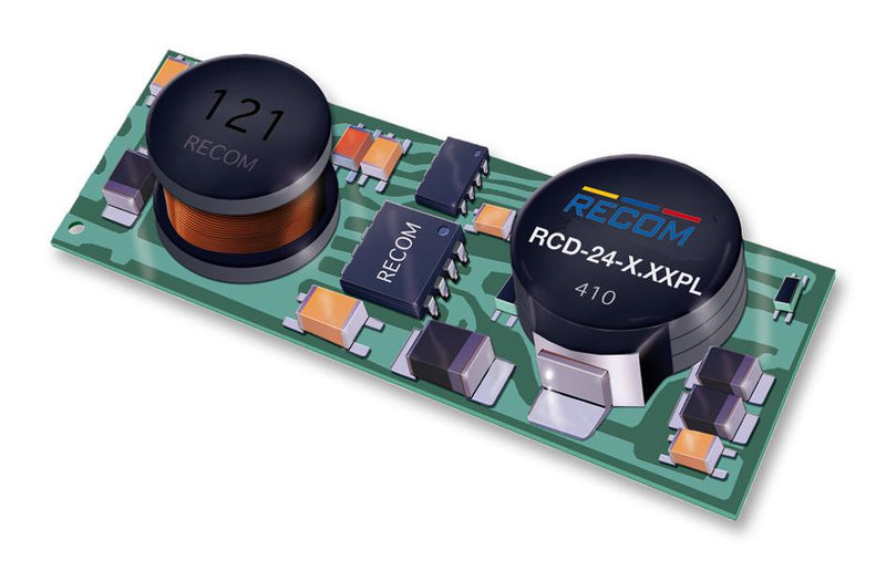 RECOM POWER RCD-24-0.35/PL/B LED Driver DC/DC Converter, Constant Current, RCD-24-PL Series, 12.25 W, 35 V, 350 mA