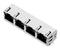 WURTH ELEKTRONIK 615032137921 Modular Connector, Cat5, RJ45, WR-MJ Series, Jack, 8 Contacts, 8 Ways, 4 Ports