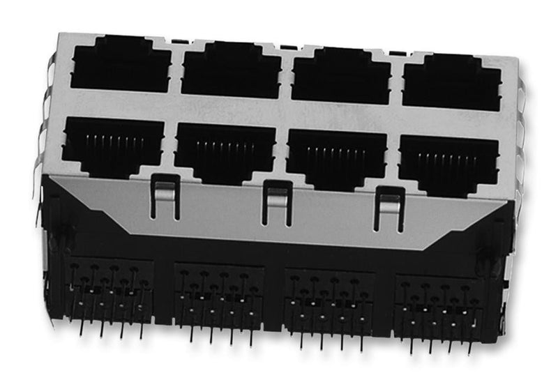 WURTH ELEKTRONIK 615064243321 Modular Connector, Cat5, RJ45, WR-MJ Series, Jack, 8 Contacts, 8 Ways, 8 Ports