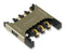 GCT (GLOBAL CONNECTOR TECHNOLOGY) SIM7050-6-0-00-A Memory Socket, SIM7050 Series, Micro SIM, 6 Contacts, Phosphor Bronze, Gold Plated Contacts