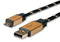 ROLINE 11.02.8826 USB Cable Assembly, USB Type A Plug, Micro USB Type B Plug, USB 2.0, 5.91 ft, 1.8 m, Black