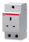 ABB M1363 MODULAR SOCKET, 13A, 250VAC